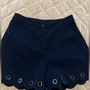 Maje velvet shorts size 38